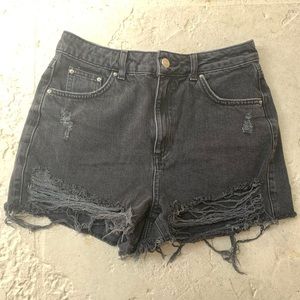 Topshop Moto mom shorts